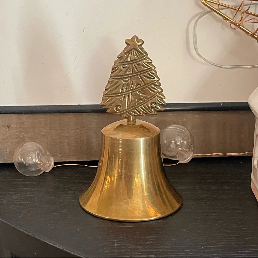 Vintage Brass Christmas 🎄 Bell 🔔